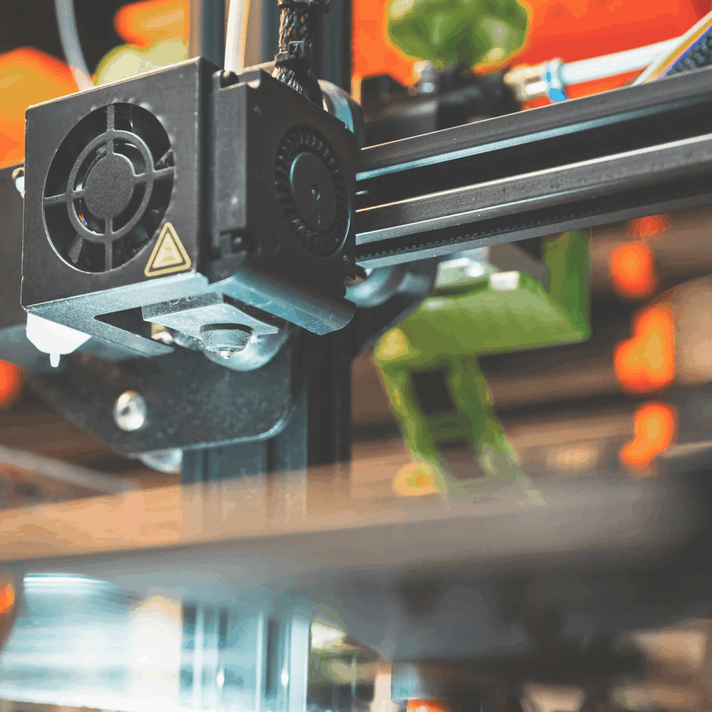 Detalj av markin inom industrin